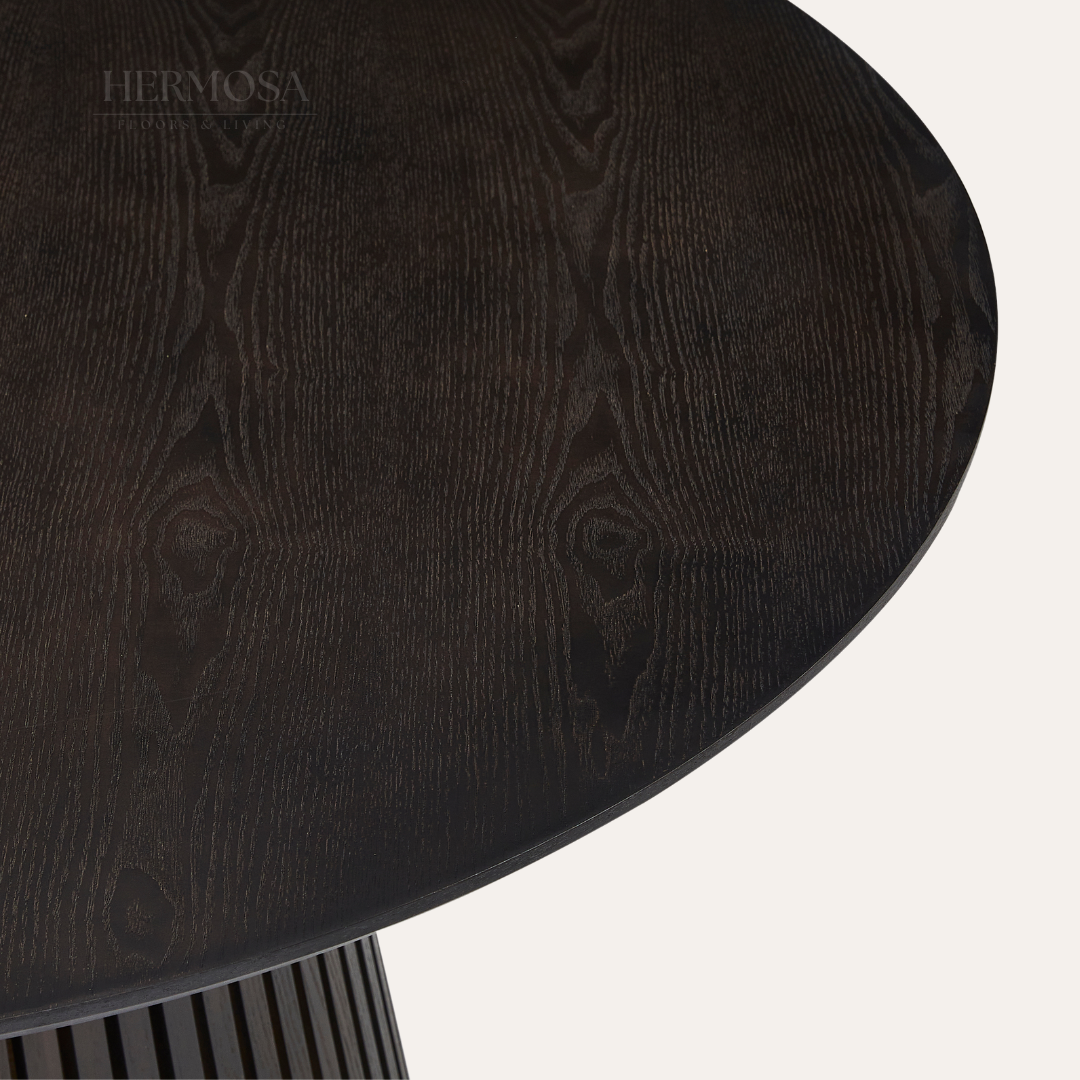 Japandi eettafel uitschuifbaar Nola donkerbruin (pre-order)