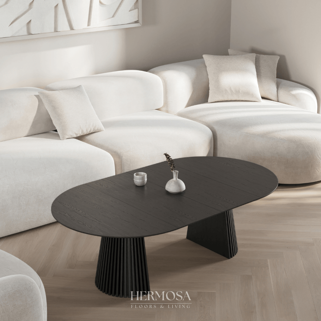 Japandi salontafel uitschuifbaar Nola donkerbruin (pre-order)