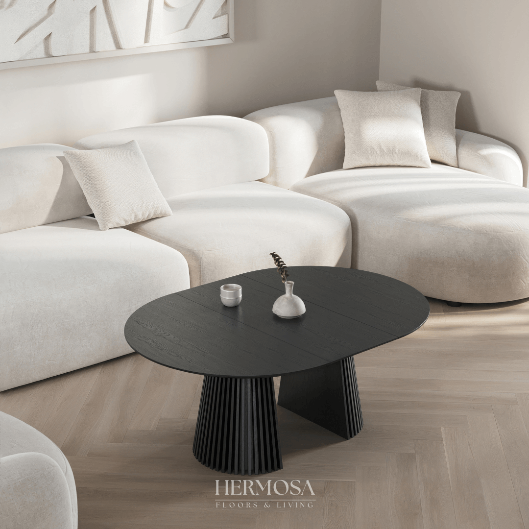 Japandi salontafel uitschuifbaar Nola zwart (pre-order)